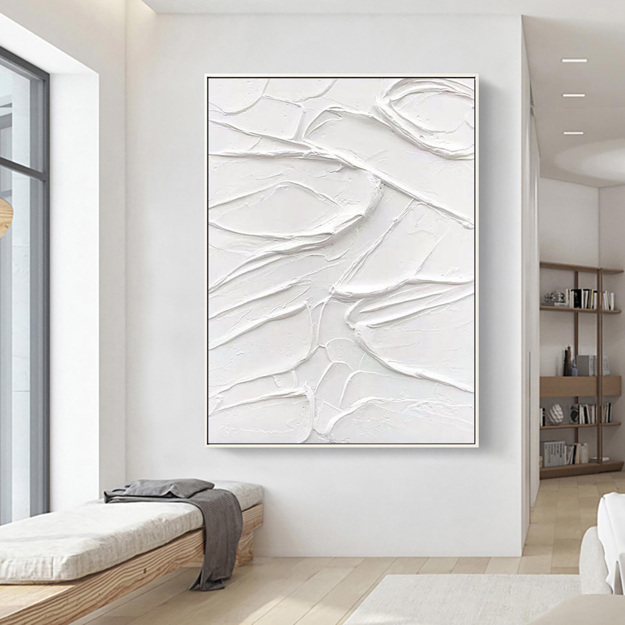 Modern Minimalist Impasto Abstract Painting CZ0052 - Viral Wall Art